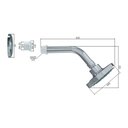 Ver imagem 2 de Chuveiro Blukit 290335 de Parede Cromado