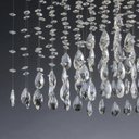 Ver imagem 2 de Plafon Sobrepor de Cristais Quadrado Illuminati 6 Lâmpadas Bronzearte