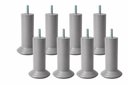 Ver imagem 3 de Kit Pés para Cama Box com 13 Unidades Cinza com Altura de 13cm
