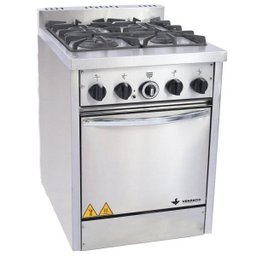 Fogão Industrial 4 Bocas com Forno Don Bidone Fdb4F - Venâncio (Es) - 1