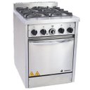 Ver imagem 1 de Fogão Industrial 4 Bocas com Forno Don Bidone Fdb4F - Venâncio (Es)