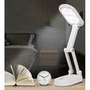 Ver mais imagens de Luminária de Mesa Touch Dobrável Abajur sem Fio Led Articulada Recarregavel 3 Funções Iluminaç