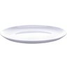 Kit 48 Pratos de Melamina para Hotéis Restaurantes Refeitórios 25,5cm Brancos Rasos Lyor - 2