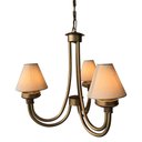 Ver imagem 1 de Luminária Decorativa Dourada para Quarto com Cúpulas de Algodão Libertas Rosas Artesanato Rococo Dou