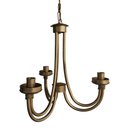 Ver imagem 7 de Luminária Decorativa Dourada para Quarto com Cúpulas de Algodão Libertas Rosas Artesanato Rococo Dou