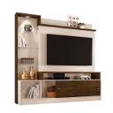 Ver imagem 1 de Home Theater Frizz Prime para TV de até 55 Polegadas com Luminária LED e Prateleiras de Vidro Off Wh