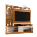 Ver imagem 1 de Home Theater Frizz Prime para TV de até 55 Polegadas com Luminária LED e Prateleiras de Vidro Natura