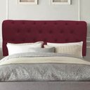 Ver imagem 1 de Painel Cabeceira Estofada Paris 195cm Cama Box King Corino Bordo- Mabe Magazine