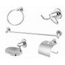 Kit Banheiro Acessórios Aço Inox 5 Peças - 2