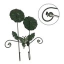 Ver imagem 4 de Gancho Duplo Girassol Flor Kit 4 Unidades Chave Lenço Chapeu Bolsa Organizaçao Parede Quarto Casa En