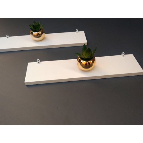 Prateleira MDF 60 x 20 cm Kit 2 Peças