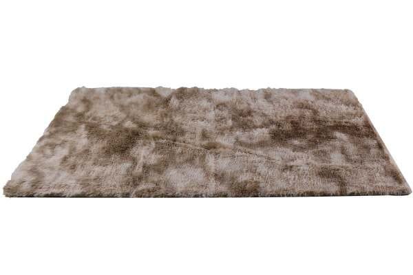 Tapete Felpudo 1,00 x 1,50M Bege Mesclado para Quarto e Sala - 5