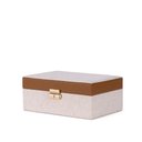 Ver imagem 2 de Caixa Decorativa em Mdf com Revestimento em Linho 23cm 23065 Mart