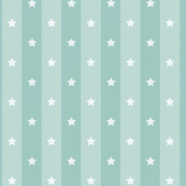Papel de Parede Infantil Estrelas Adesivo Lavável N4155 - 1