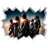Adesivo 3D Buraco na Parede Liga da Justiça DC Comics Hérois - 1