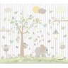Papel Parede Infantil Menino Adesivo Floresta Zoo Selva G622 - 2