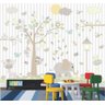 Papel Parede Infantil Menino Adesivo Floresta Zoo Selva G622 - 3