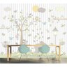 Papel Parede Infantil Menino Adesivo Floresta Zoo Selva G622 - 1