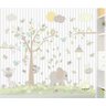 Papel Parede Infantil Menino Adesivo Floresta Zoo Selva G622 - 4