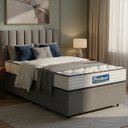 Ver imagem 4 de Cama Box Baú com Colchão de Molas Ensacadas Double Face Essence Probel Solteiro 88cm