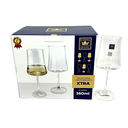 Ver imagem 3 de Jogo 6 Taças Cristal Ecol Vinho Branco 360ml Linha Xtra Fundo Quadrado Bohemia