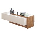 Ver imagem 4 de Mesa De Centro Milão Com Espelho - Lukaliam Móveis Off White