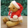 Enfeite Natal Urso de Pelúcia Roupa e Gorro Natalino 23cm - 3