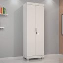 Ver imagem 5 de Armário para Escritório 2 Portas com Chave Mucuri Branco