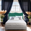 Ver imagem 2 de Cabeceira Dubai 140cm Suede - Renascer Decor:verde
