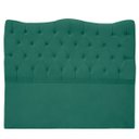 Ver imagem 1 de Cabeceira Dubai 140cm Suede - Renascer Decor:verde