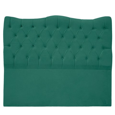Cabeceira Dubai 140cm Suede - Renascer Decor:verde
