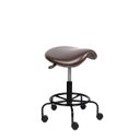 Ver imagem 1 de Cadeira Mocho Sela Semi Marrom Dentista Tatuador Estetica Manicure Odontologia Consultorio Luxo
