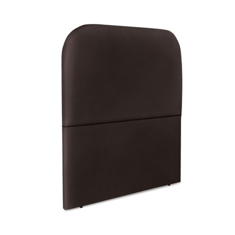 Cabeceira Estofada Solteiro Alana 90cm Corino Marrom