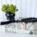 Ver imagem 3 de Decoração sala livro fake + vaso preto + colar de mesa preto