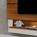 Ver imagem 2 de Painel Home com LED Suspenso para TV até 75 Polegadas Milão Carvalho/Off White