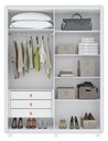 Ver imagem 3 de Guarda-Roupa Loop 4 Portas e 3 Gavetas - Lopas Branco