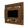 Painel Home com LED Suspenso para TV até 75 Polegadas Milão Malbec - 1