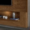 Painel Home com LED Suspenso para TV até 75 Polegadas Milão Malbec - 3