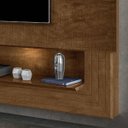 Ver imagem 3 de Painel Home com LED Suspenso para TV até 75 Polegadas Milão Malbec
