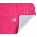 Ver imagem 2 de Kit 4 Pçs Peseira Cama Casal Padrão Impermeável e Almofada Cheia para Pet: Pink