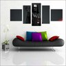 Quadro Decorativo Star Wars Filmes Cinema Salas Interiores Mosaico 5 Peças Com Moldura - 1