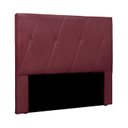 Ver imagem 1 de Cabeceira Decorativa Queen Size 1,60M Yves Veludo Vinho - Gran Belo