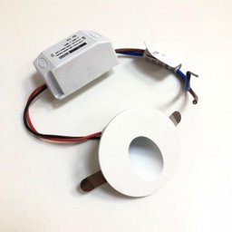 Balizador Led de Embutir Redondo em Alumínio Branco Microtexturizado - Interlight 3960C-S-BM - 3