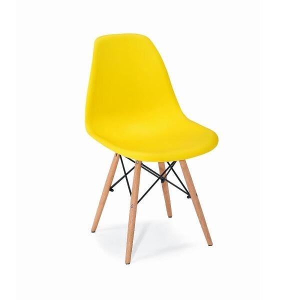 Kit 4 Cadeiras Eames Eiffel - Amarela - 2