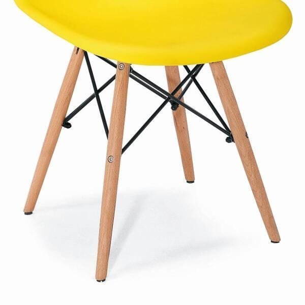 Kit 4 Cadeiras Eames Eiffel - Amarela - 3