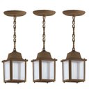 Ver imagem 1 de 3 Un Luminária Pendente Externo Colonial Marrom Alz15