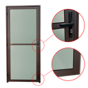 Ver imagem 2 de Porta Alumínio Vidrão D.Marrom Corten 80 V.Boreal Brimak