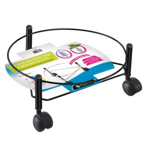 Suporte para Vaso de Plantas Porta Botijão de Gás com Rodas Reforçadas