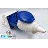 Tomada e Plug Industrial Sob. 32a-9h 3p+t 220v - 4
