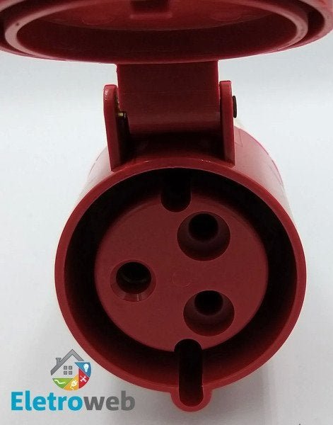 Acoplador Industrial 32a-9h 2p + terra 380v - 2